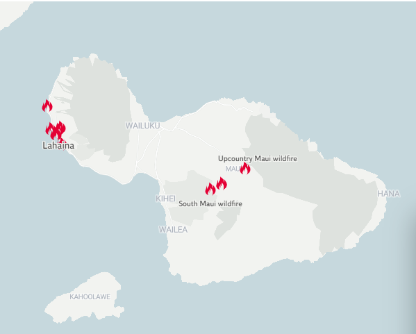 Maui Wildfires - Update 1 - MDD