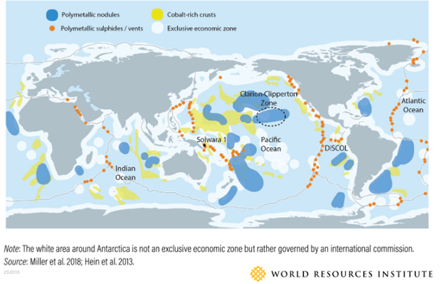 minerals in sea